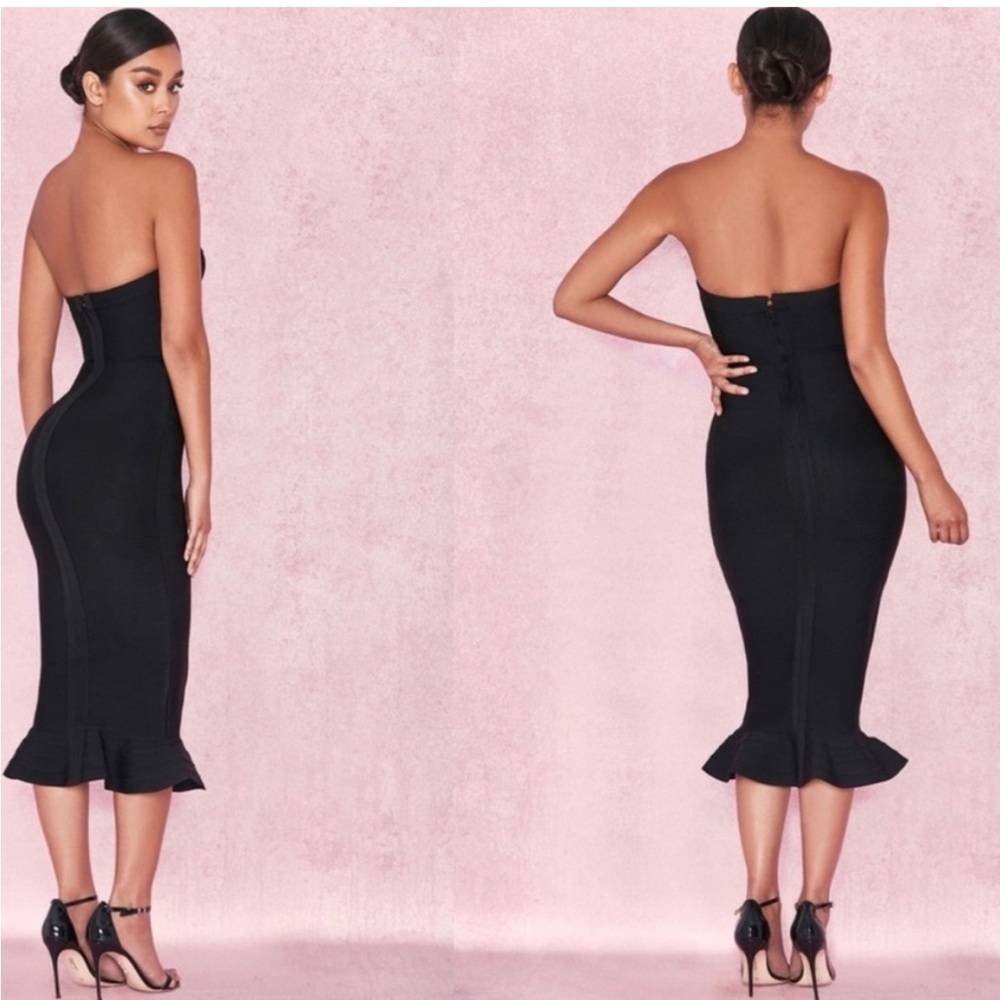 House of CB dress strapless dress